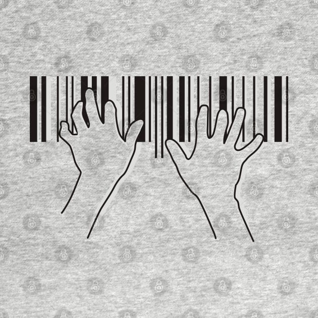 Barcode pianist by rodrigobhz